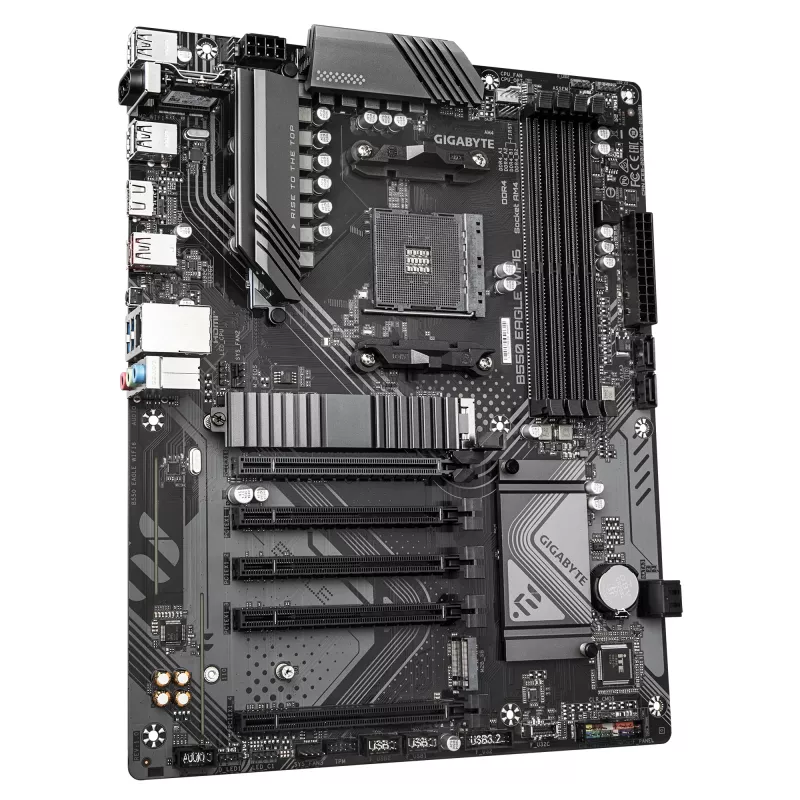 Emaplaat GIGABYTE B550 EAGLE WIFI6 ATX, AMD B550, Socket AM4, DDR4, 4x DIMM, 2x M.2, Wi‑Fi 6, Bluetooth 5.3
