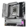 GIGABYTE B650M AORUS ELITE AX ICE emaplaat - AMD Ryzen 9000 seeria protsessoritele, 12+2+2 faasi VRM, kuni 8000 MHz DDR5 (OC), 1xPCIe 5.0 + 1xPCIe 4.0 M.2, 2,5GbE LAN, WIFI 6E, USB 3.2 Gen 2x2