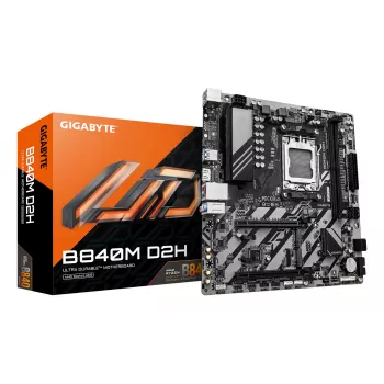 Emaplaat GIGABYTE B840M D2H, AMD Ryzen 9000, Socket AM5, Micro ATX