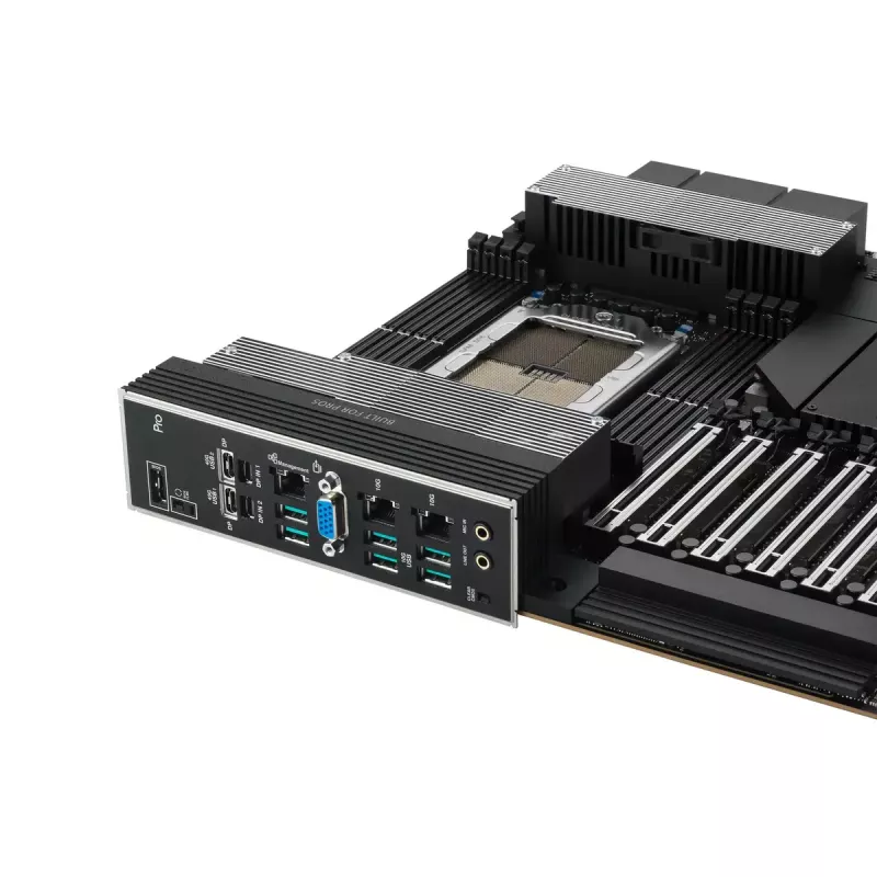 Emaplaat ASUS PRO WS WRX90E-SAGE SE, AMD WRX90 kiibistik, Socket sTR5, EEB, 8x DDR5 DIMM, 7x PCIe x16 GEN5, 4x M.2, 2x USB4 GEN3X2