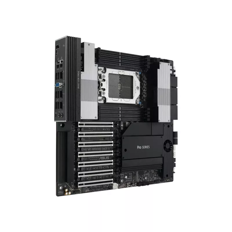 Emaplaat ASUS PRO WS WRX90E-SAGE SE, AMD WRX90 kiibistik, Socket sTR5, EEB, 8x DDR5 DIMM, 7x PCIe x16 GEN5, 4x M.2, 2x USB4 GEN3X2