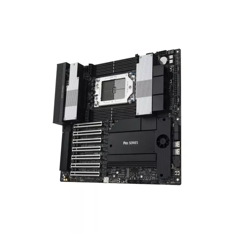 Emaplaat ASUS PRO WS WRX90E-SAGE SE, AMD WRX90 kiibistik, Socket sTR5, EEB, 8x DDR5 DIMM, 7x PCIe x16 GEN5, 4x M.2, 2x USB4 GEN3X2