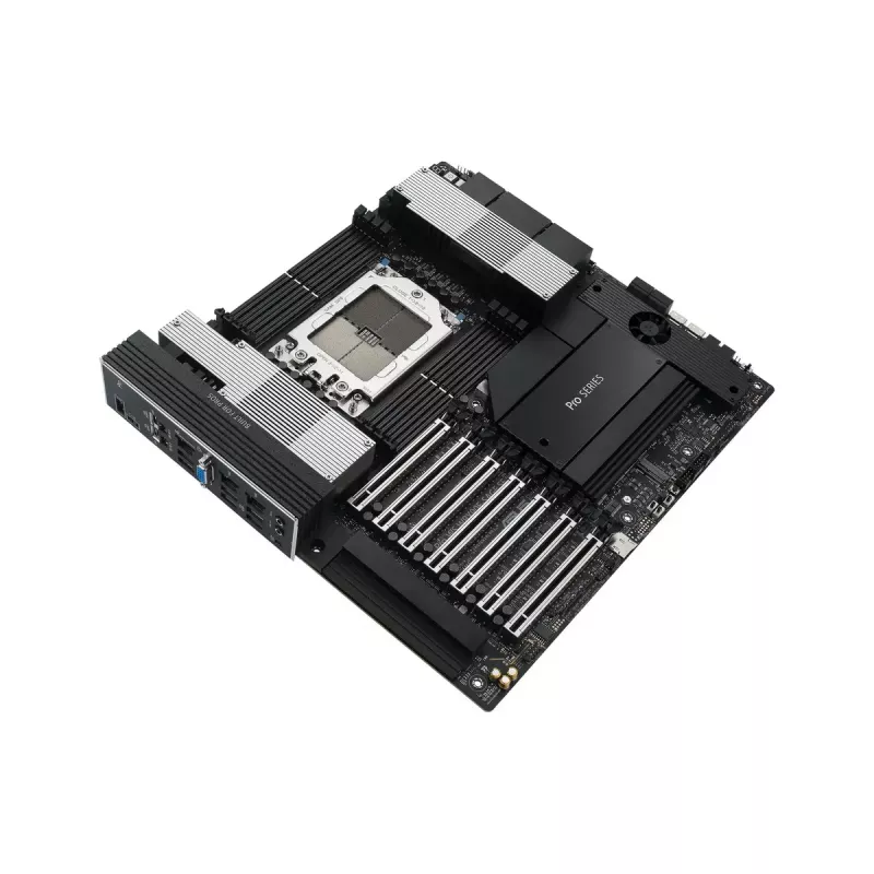 Emaplaat ASUS PRO WS WRX90E-SAGE SE, AMD WRX90 kiibistik, Socket sTR5, EEB, 8x DDR5 DIMM, 7x PCIe x16 GEN5, 4x M.2, 2x USB4 GEN3X2