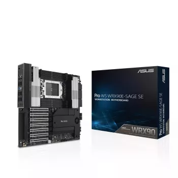 Emaplaat ASUS PRO WS WRX90E-SAGE SE, AMD WRX90 kiibistik, Socket sTR5, EEB, 8x DDR5 DIMM, 7x PCIe x16 GEN5, 4x M.2, 2x USB4 GEN3X2