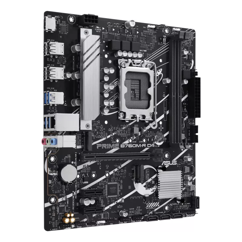 Emaplaat ASUS PRIME B760M-R D4 Intel B760 LGA 1700 micro ATX