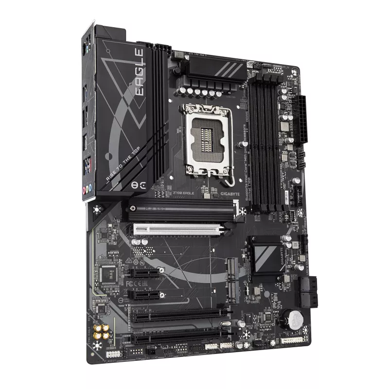 GIGABYTE Z790 EAGLE emaplaat – toetab 14. põlvkonna Intel Core protsessoreid, 12+1+1 faasi VRM, kuni 7600MHz DDR5 (OC), 3xPCIe 4.0 M.2, 2,5GbE LAN, USB 3.2 Gen 2