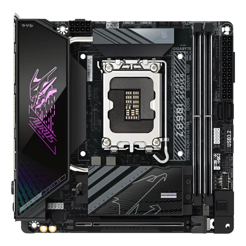 Emaplaat GIGABYTE Z890I AORUS ULTRA, Inteli kiibistik, LGA 1851, mini ITX