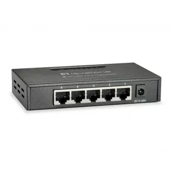 LevelOne GEU-0523 võrgulüliti Haldamata Gigabit Ethernet (10/100/1000) Must