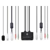LevelOne 2-pordiline USB HDMI kaabliga KVM-lüliti, 1920 x 1200 pikslit, must, hall