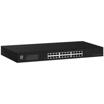 LevelOne Switch 24x GE GEU-2431 19 inch Rack Mount Kit Haldamata Gigabit Ethernet (10/100/1000) 1U Must