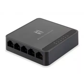 LevelOne 5-pordiline gigabitine kommutaator, Gigabit Ethernet (10/100/1000), täisdupleks