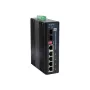 LevelOne 6-pordiline Gigabit-tööstuskommutaator, 1 x SFP, 1 x SFP/RJ45 Combo, -40°C kuni 75°C, DIN-liist
