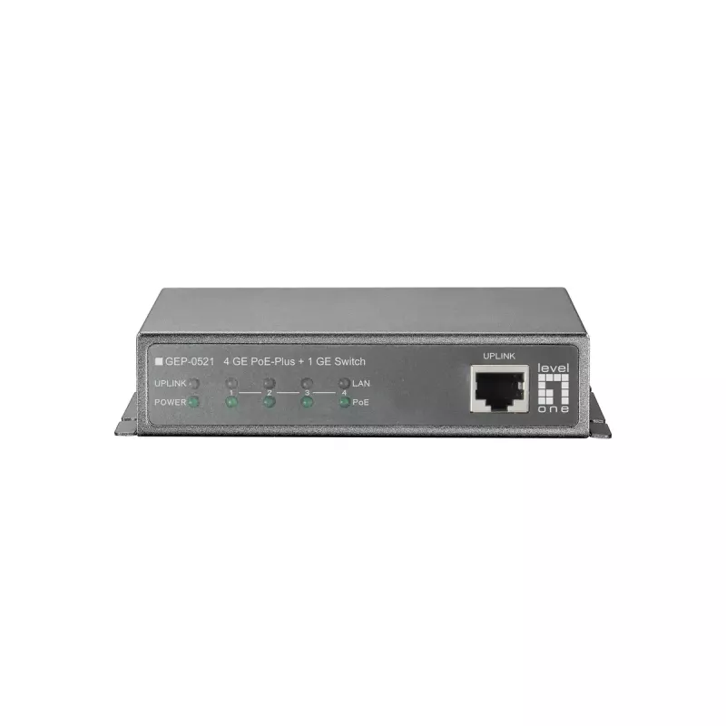 Haldamata kommutaator LevelOne 5-pordine Gigabit PoE kommutaator