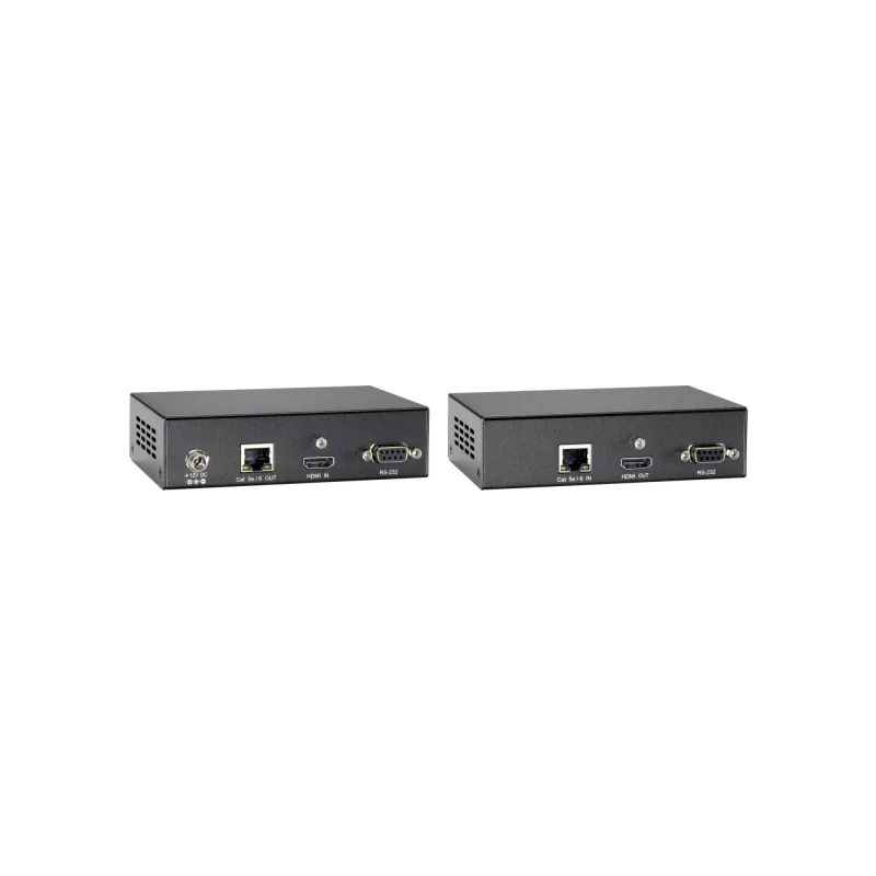 LevelOne HDMI üle Cat.5 pikenduskomplekt, HDBaseT, 100 m, 802.3af PoE