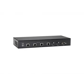 LevelOne HDMI üle Cat.5 Saatja, HDBaseT, 100m, 4 Kanaliväljundit, 802.3af PoE