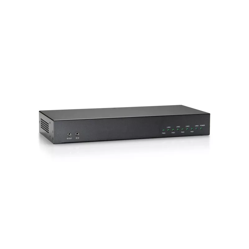 LevelOne HDMI üle Cat.5 Saatja, HDBaseT, 100m, 4 Kanaliväljundit, 802.3af PoE
