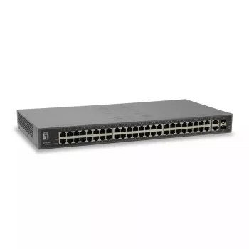LevelOne 50-pordiline Fast Etherneti kommutaator, 2 x Gigabit SFP/RJ45 Combo
