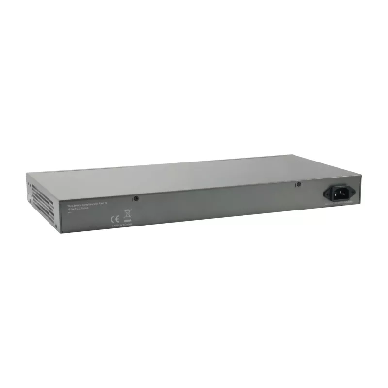 LevelOne TURING 26-pordiline veebihaldusega Gigabit PoE kommutaator, 24 PoE väljundit, 2 x SFP/RJ45 komboporti, 185 W, 802.3at/af PoE