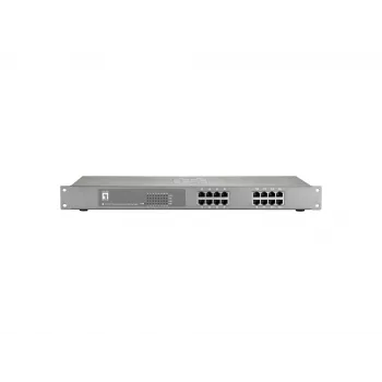 LevelOne 16-pordine Fast Ethernet PoE-lüliti, 802.3at/af PoE, 120W