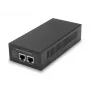 LevelOne Gigabit PoE injektor, 60W, 802.3at/af PoE, Gigabit Ethernet, 10,100,1000 Mbit/s, IEEE 802.3af, IEEE 802.3at, IEEE 802.3bt, Must, Toide, 60 W