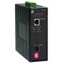 LevelOne RJ45-SFP Gigabit Industrial Media Converter, -40 °C kuni 75 °C