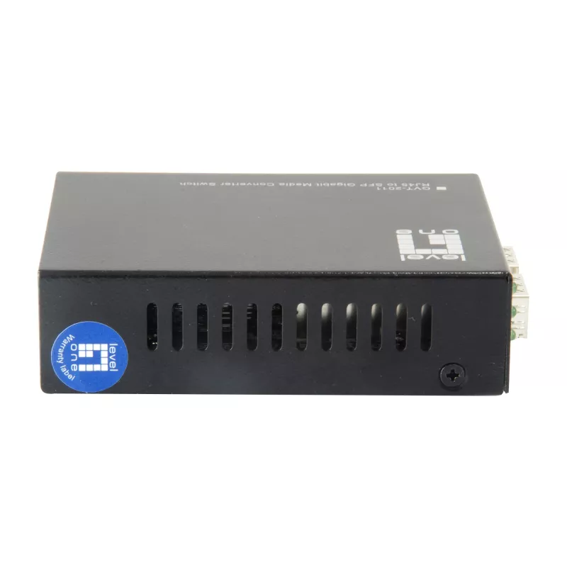 LevelOne RJ45-SFP Gigabit meediakonverteri lüliti, 2 x SFP, 1 x RJ45