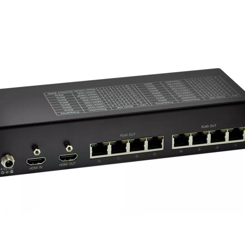 LevelOne HDMI üle Cat.5 saatja, 300 m, 8 kanali väljundit