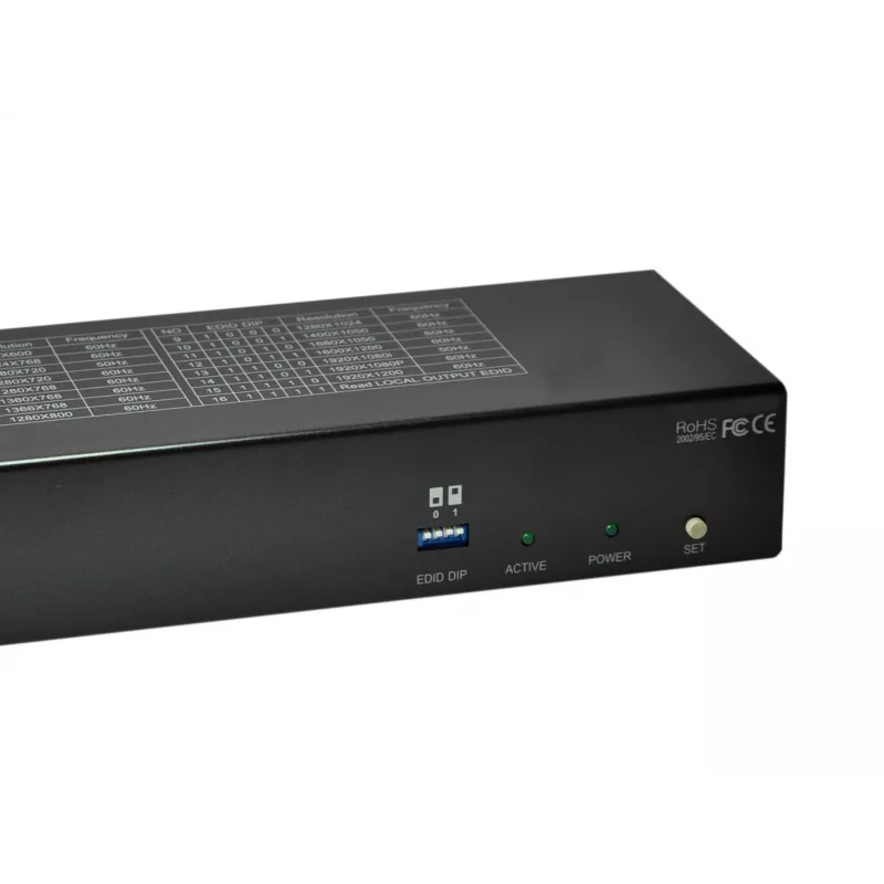 LevelOne HDMI üle Cat.5 saatja, 300 m, 8 kanali väljundit