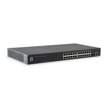 LevelOne KILBY 26-pordiline L2 hallatav gigabitine lüliti, 2 x 10GbE SFP+