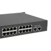 LevelOne 34-Port Fast Ethernet PoE Switch, 802.3at/af PoE, 32 PoE Outputs, 2 x Gigabit RJ45, 630W