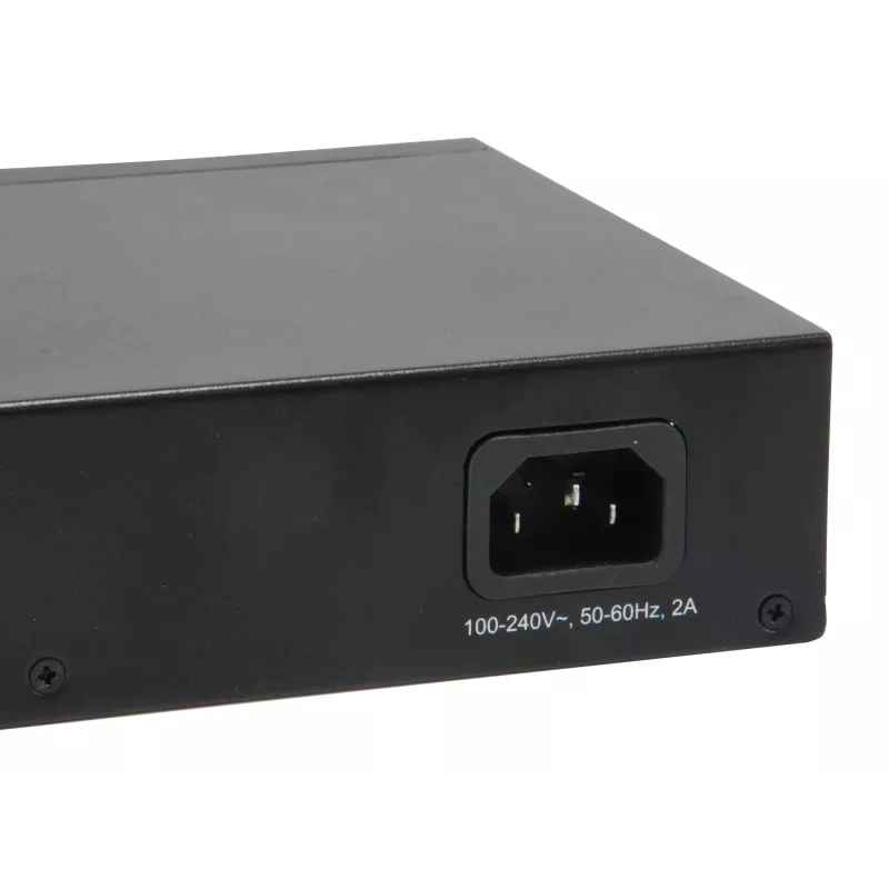 LevelOne 10-Port Web Smart Gigabit PoE Switch, 8 PoE Outputs, 2 x Gigabit SFP, 70W
