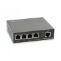 LevelOne 5-pordine Gigabit PoE kommutaator, 802.3at/af PoE, 4 PoE väljundit, 60 W