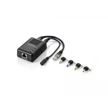 LevelOne Fast Ethernet PoE jaotur, 802.3af PoE, 5-12V DC väljund