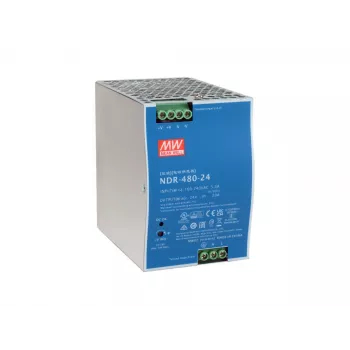 LevelOne 24 V alalisvoolu tööstuslik toiteplokk POW-2462 480 W DIN-liistule -20 kuni +70 °C