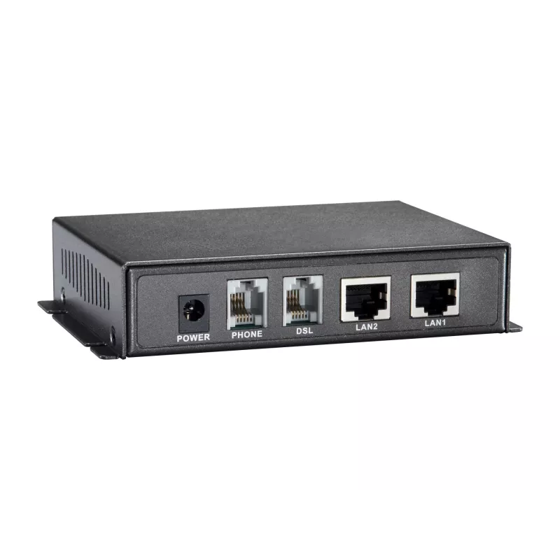LevelOne VDS-1201 võrgumeediakonverter 100 Mbit/s Must