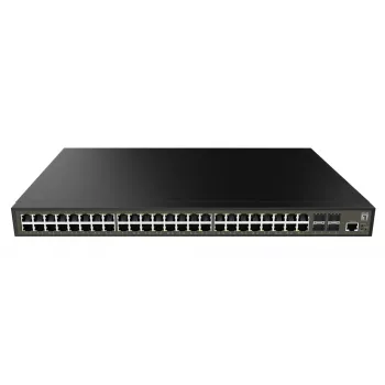 LevelOne GEL-5271 võrgukommutaator Hallatav L2+ Gigabit Ethernet (10/100/1000) 1U Must