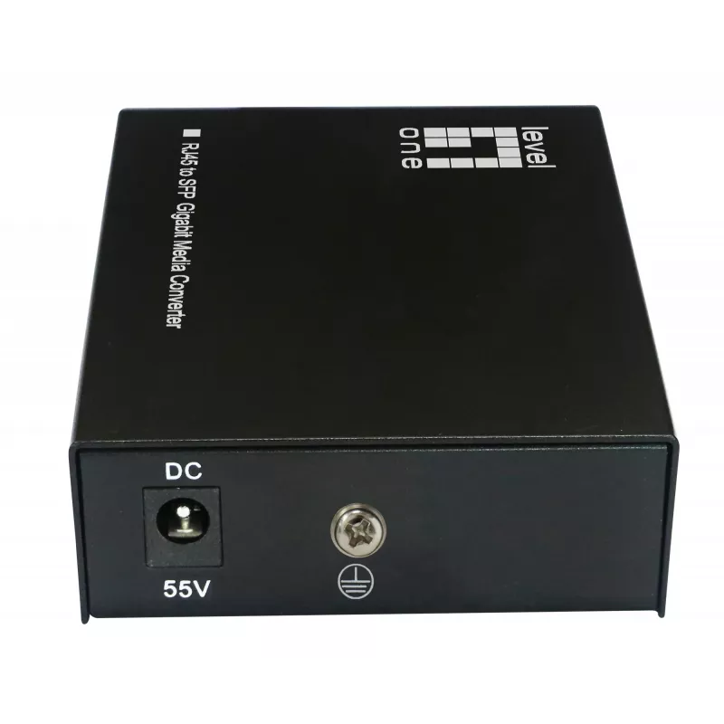 LevelOne RJ45-lt SFP-le Gigabit-meediumimuundur, 802.3bt 60W PoE PSE