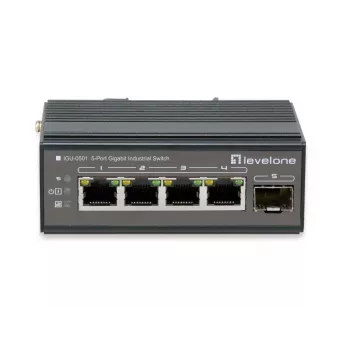 Võrgulüliti LevelOne IGU-0501 Gigabit Ethernet PoE Must
