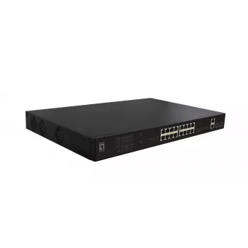 LevelOne FGP-2031 võrgulüliti haldamata Fast Ethernet (10/100) Power over Ethernet (PoE) 1U Must