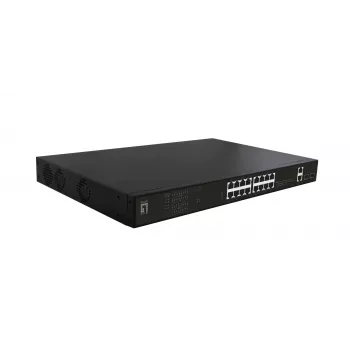 LevelOne GEP-2021 võrgulüliti Haldamata Gigabit Ethernet (10/100/1000) Power over Ethernet (PoE) 1U Must