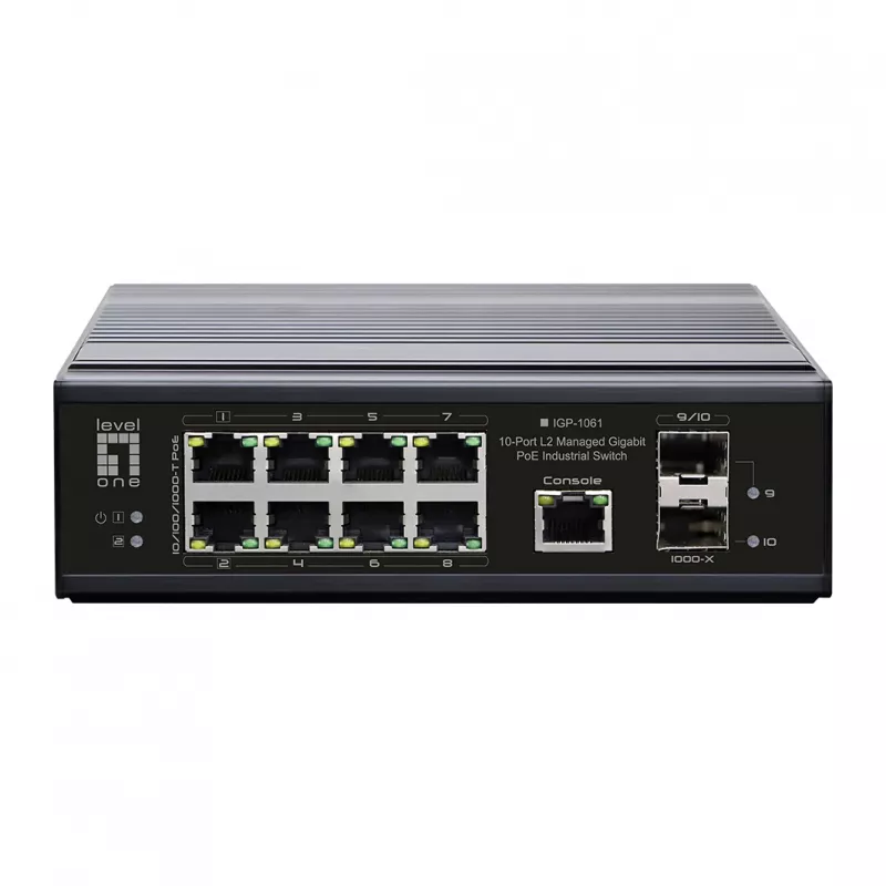 LevelOne IGP-1061 võrgukommutaator hallatav L2 Gigabit Ethernet (10/100/1000) Power over Ethernet (PoE) must