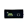 LevelOne 10-pordiline L2 Plus hallatav gigabit-tööstuslüliti, 8x 1GbE RJ45, 2x 1/2,5GbE SFP, DIN-liistule, -40 °C kuni 75 °C