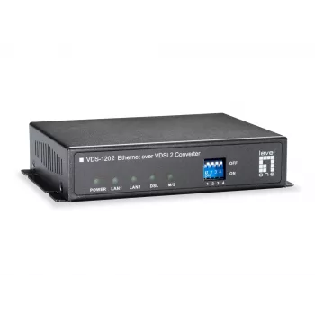 LevelOne VDS-1202 võrgumeediamuundur 100 Mbit/s Hall