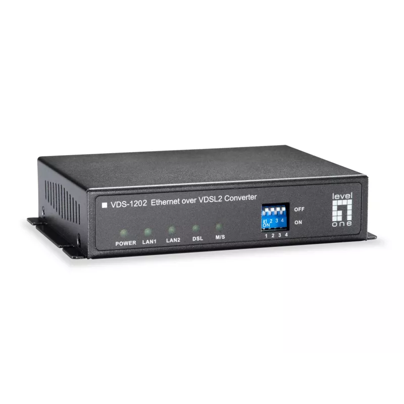 LevelOne VDS-1202 võrgumeediamuundur 100 Mbit/s Hall