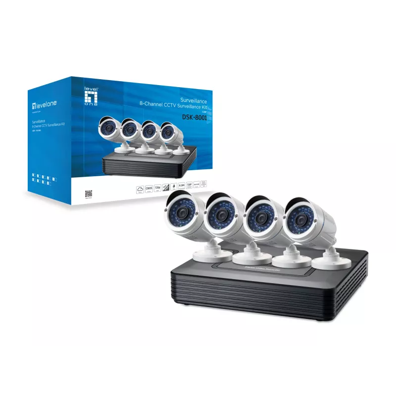 LevelOne DSK-8001 videovalvekomplekt Juhtmega ühendatav 8 kanalit