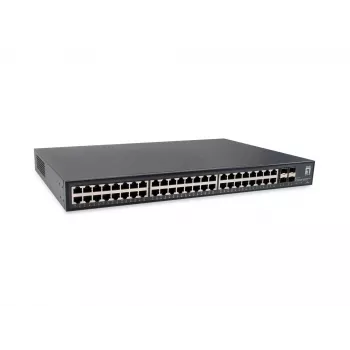LevelOne GTU-5211 võrgukommutaator Haldamata Gigabit Ethernet (10/100/1000) Must