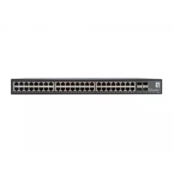 LevelOne GTU-5211 võrgukommutaator Haldamata Gigabit Ethernet (10/100/1000) Must