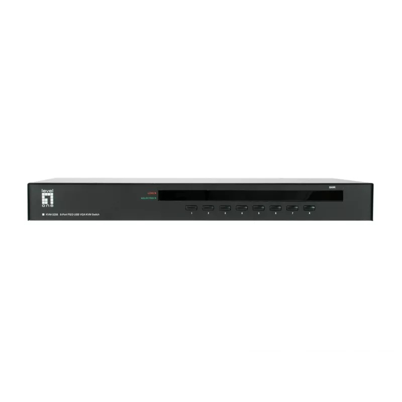 LevelOne 8-pordiline PS/2-USB VGA KVM-lüliti