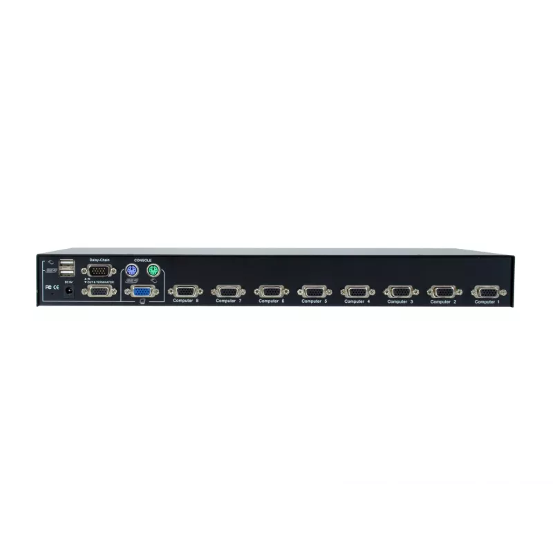 LevelOne 8-pordiline PS/2-USB VGA KVM-lüliti