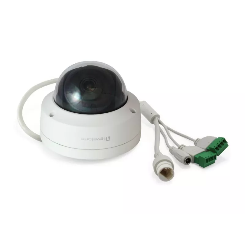 LevelOne GEMINI Fixed Dome IP-võrgukaamera, 6-megapiksline, H.265, 802.3af PoE, sise-/välistingimustesse